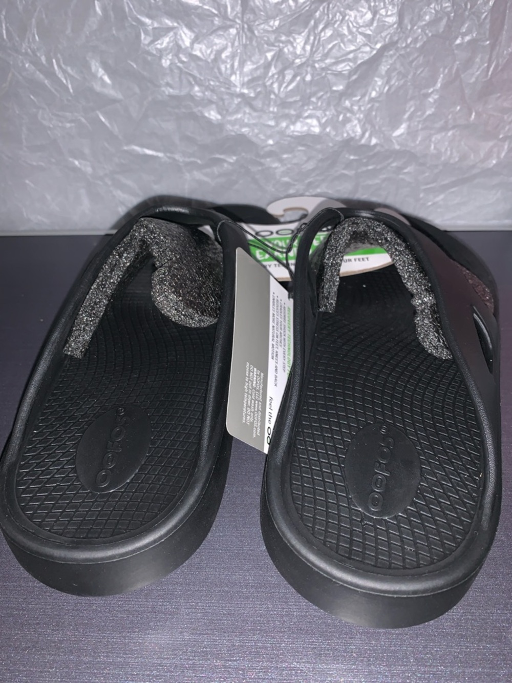 OOFOS Original Thong Sandals M8/W10 - Picture 5 of 5